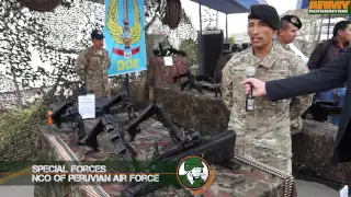 FN Herstal SCAR assault rifle used by Special Forces of Peruvian Air Force in combat missions