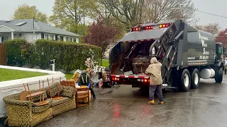 Garbage Truck VS. Massive Bulk Piles