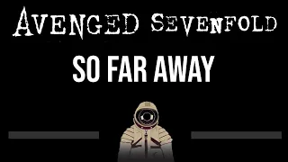 Avenged Sevenfold • So Far Away (With Backing Vocals) (CC) 🎤 [Karaoke] [Instrumental]