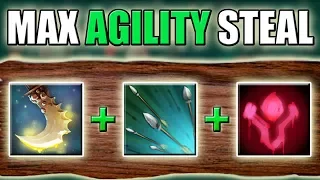 Full Agility Steal Windranger [Max Attack Speed + Essence Shift] Dota 2 Ability Draft