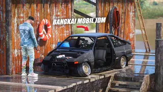 RESTORASI BANGKAI MOBIL TOYOTA AE 86 LANGKA TERBENGKALAI BERTAHUN TAHUN DI GTA 5 ROLEPLAY !!!