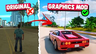 GTA Vice City 2024 Best Graphics Mod 😍 For Low End PC | 2 GB Ram Without Graphics Card!