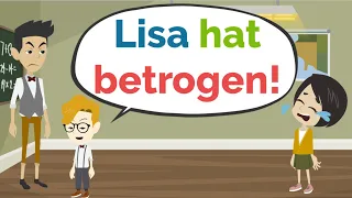 Deutsch lernen | Lisa schreibt ab | Wortschatz und wichtige Verben