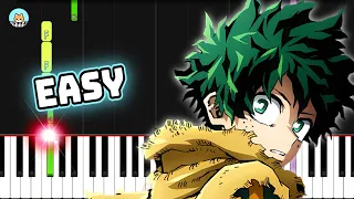 Boku no Hero Academia Season 7 OP - "Ta ga Tame" - EASY Piano Tutorial & Sheet Music