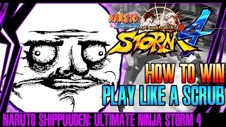 Naruto: Ultimate Ninja Storm 4 | How to play like a Scrub? | Ranked Matches Troll