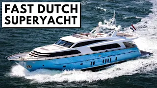 2021 VAN DER VALK "HELGA" Raised Pilothouse Fast Aluminum SuperYacht Tour