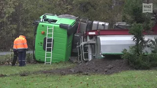 Unfall Bei Harpstedt: Sattelzug landet im Vorgarten