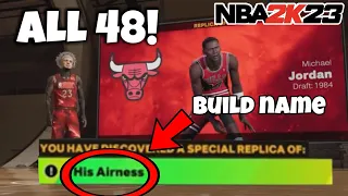 ALL *48* OF THE NEW EASTER EGG BUILDS / REPLICA BUILDS IN NBA 2K23!