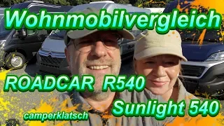 Pössl ROADCAR R540 und Sunlight Cliff 540 💥 Vergleich Wohnmobil Kastenwagen 💥 Pössl gegen Hymer