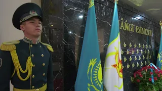 Открытие мемориала в Министерстве обороны РК