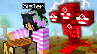 I Fooled My Sister As BLOOD WITHER In Minecraft!