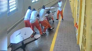 Men stabbed by fellow inmate while handcuffed sue officers