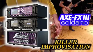 Improvisation for a band with the Axe-fx 3 Soldano SLO 100 Firmware 16 Cygnus