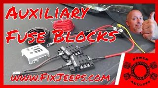 Install an Auxiliary Fuse Block Constant Hot and Switched #auxiliaryfuseblock