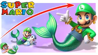 Mario enchanting transformation: From Mario to Mermaids! | Shiny Cartoon