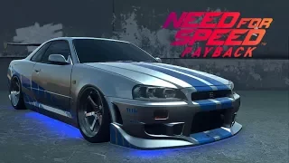 Need For Speed Payback - 2 FAST 2 FURIOUS PAUL WALKER'S NISSAN SKYLINE R34 GTR Customization