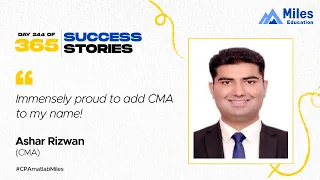 Ashar Rizwan CMA | Day 244 | 365 days, 365 success stories # Season2