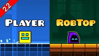 RobTop VS Player (2.2 Full Sneak Peek Comparisons | Geometry Dash 2.2