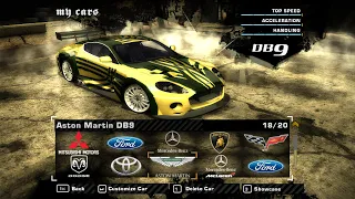 Need for Speed: Most Wanted — Aston Martin DB9 (Ronnie)