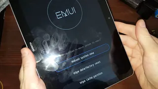 Huawei MediaPad T3 10 AGS-L09 hard reset сброс настроек графический ключ пароль тормозит зависает