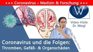 Wie Covid-19 dem ganzen Körper schadet: Lebensgefährliche Folgen durch Thrombosen & Organversagen