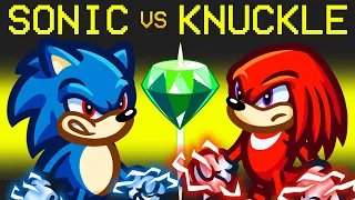 SONIC vs KNUCKLES IMPOSTER ROLE in Among Us