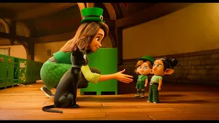 Surprised to see the tallest leprechaun - Luck 2022 #luck #animation