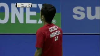Yonex Swiss Open 2017 | Badminton SF M5-MS | Lin Dan vs Anthony Sinisuka Ginting