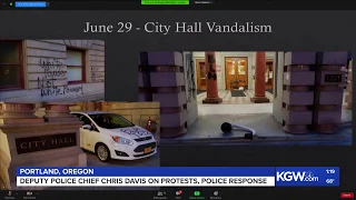 Watch: Portland police deputy chief gives briefing on continuing protests and police response