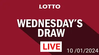 The National Lottery Lotto Live draw Result Wednesday 10 January 2024 | Lotto Wednesday Draw Live