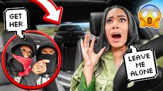 Following My GIRLFRIEND DISGUISED As A ROBBER! *GETS INTENSE*