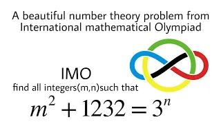 A beautiful number theory problem from international mathematical Olympiad