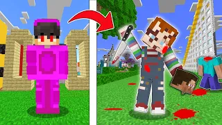 🖤I Fooled My Friend with BLOODY Chucky Doll in Minecraft