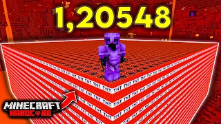 I Blew Up 100,000 TNT for NETHERITE in Minecraft Hardcore