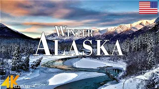 Winter Alaska 4K Ultra HD • Stunning Footage Alaska, Scenic Relaxation Film with Calming Music.