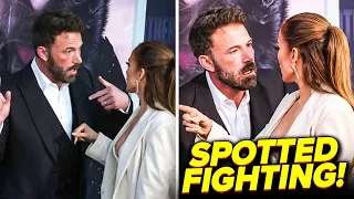 Ben Affleck and J.Lo FIGHT On The Red Carpet?!