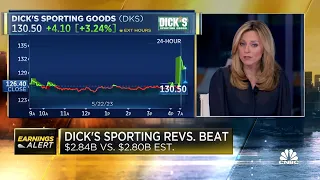 Dick's Sporting Goods beats on top and bottom lines