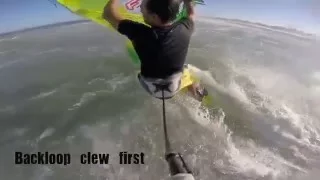Backloop clew first - Windsurf move