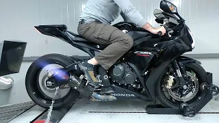 Quickshifter MAGNUM Honda CBR1000RR Fireblade on Dyno