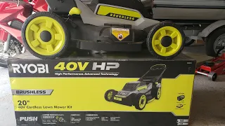 Real world test of Ryobi's entry level 40 volt 20 inch lawnmower