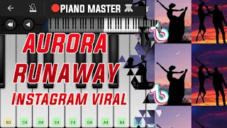 Aurora - Runaway Song Easy Piano Tutorial