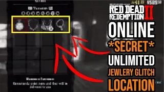 Red Dead Redemption 2 ONLINE *Secret* Unlimited Jewelry Glitch Location  RDR2 Online