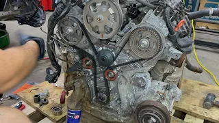 2005-2017 Honda Odyssey 3.5L V6 Timing Belt Replaced! Engine Removed! Best Views! Step by Step!