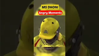 MS Dhoni Angry😡 Moments / Ms dhoni Power 💪 #shorts #youtubeshorts