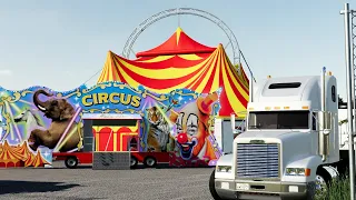 Circus Build up in Farming Simulator!