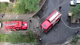 Столичні вогнеборці ліквідували пожежу в багатоповерхівці