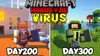 I Survived 300 Days in a ZOMBIE Apocalypse in Minecraft Here's What Happened (HINDI)