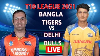 🔴 Live: Abu Dhabi T10 League 2021 | Bangla Tigers vs Delhi Bulls | 3rd Match Live T10