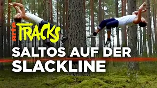 Abgefahrene Tricks auf der Slackline beim Trickline Worldcup 2022 | Arte TRACKS