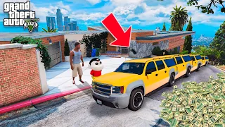 Shinchan Franklin Making Longest Car in GTA V - Nobita Motu Patlu Car GTA V